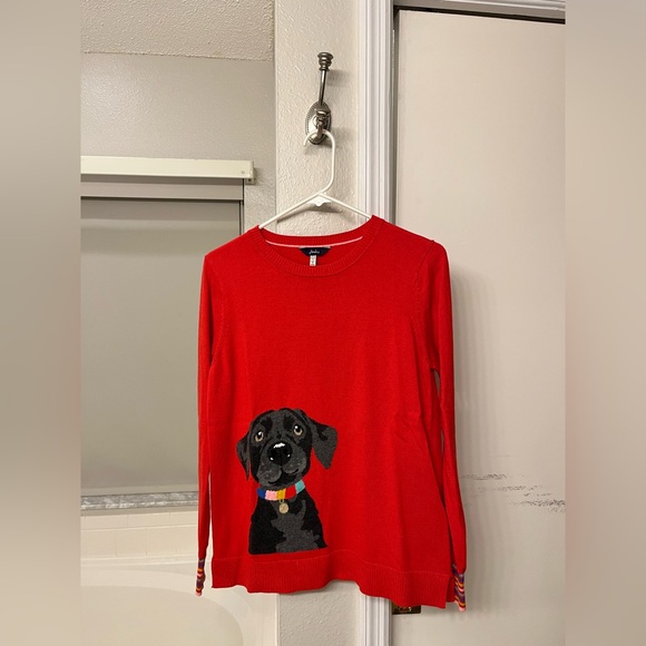 NWOT Joules Miranda Intarsia Knit Jumper/Sweater (with Black Lab!) - Picture 4 of 14